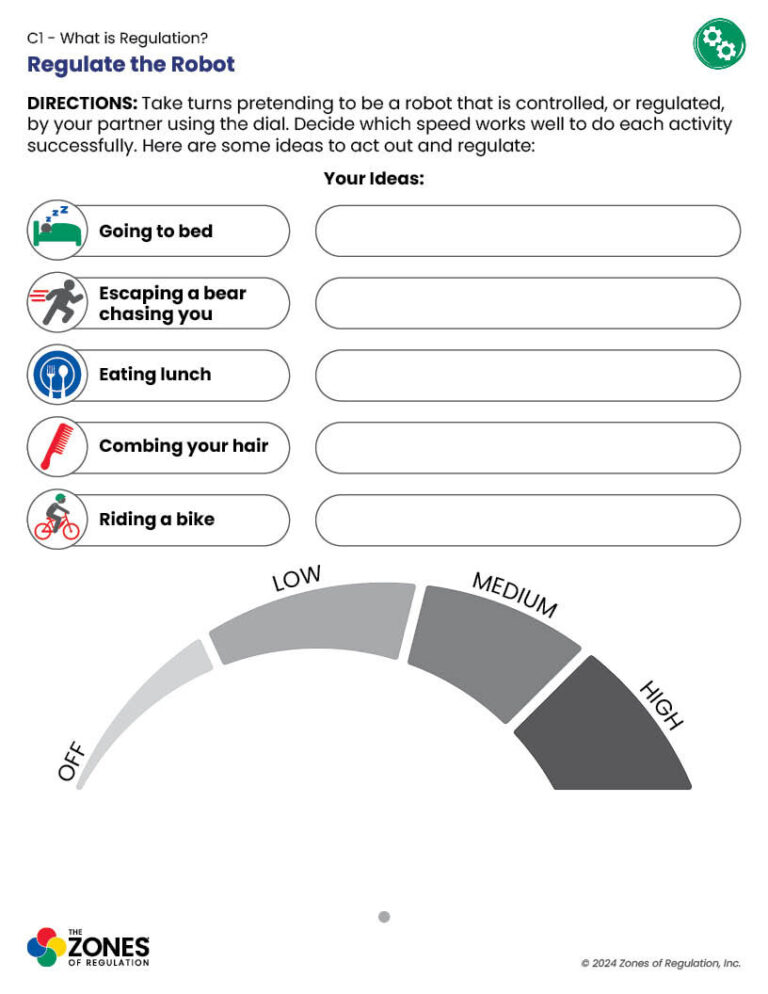 C1 Gear 2: Regulate the robot