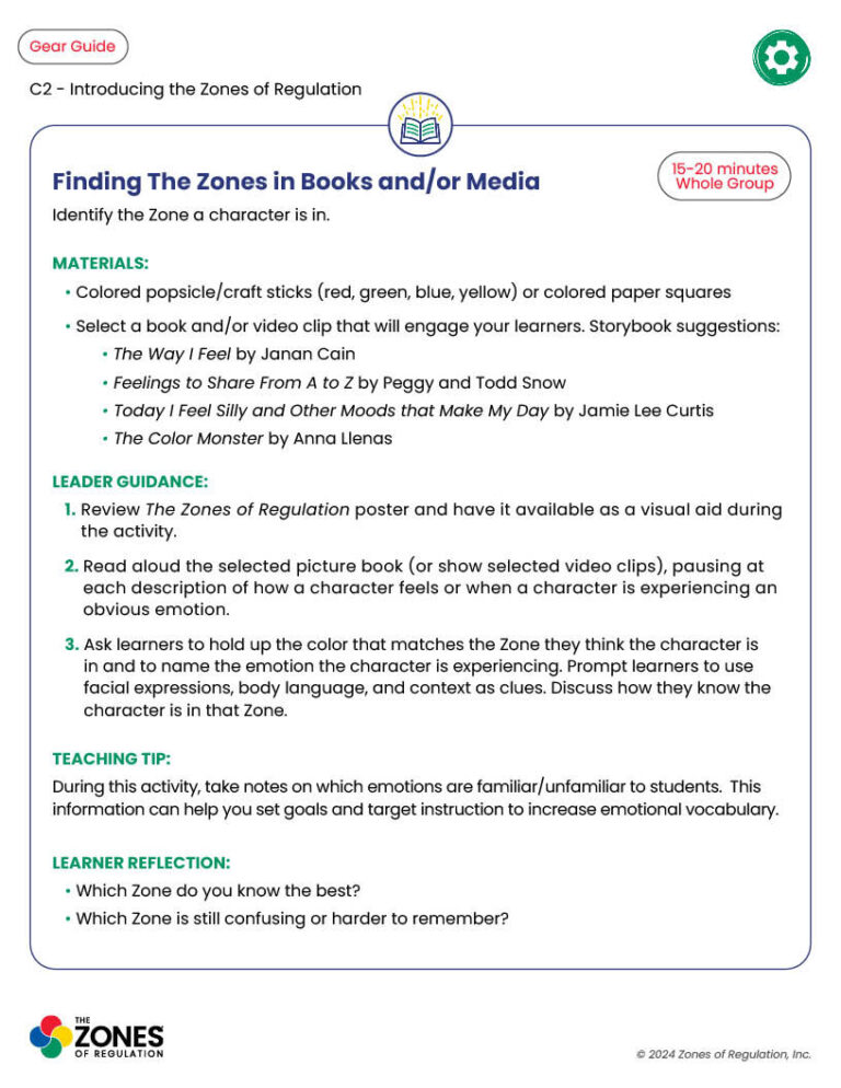 C2 Gear 1: Zones In Books and Media