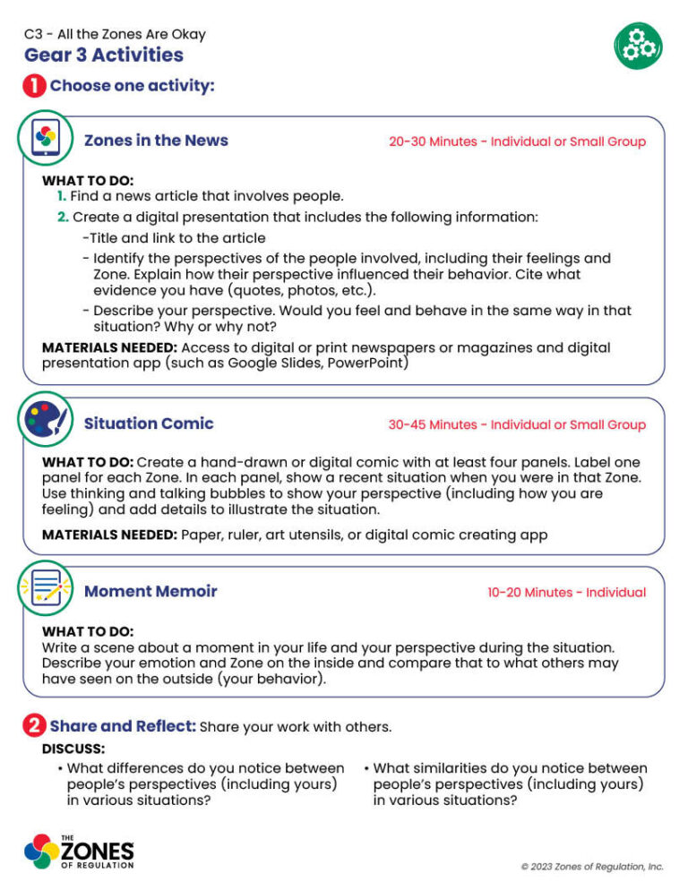 C3 Gear 3: All Activities