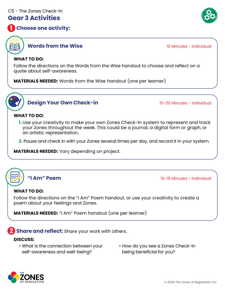 C5 GA Gear 3: All Activities