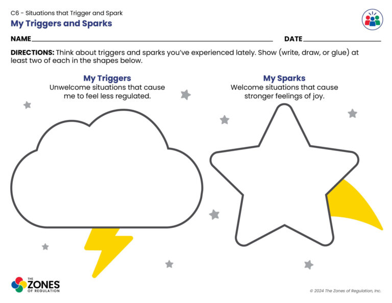 C6 Group Activity: My Triggers Sparks