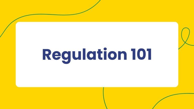 Regulation 101 Thumbnail